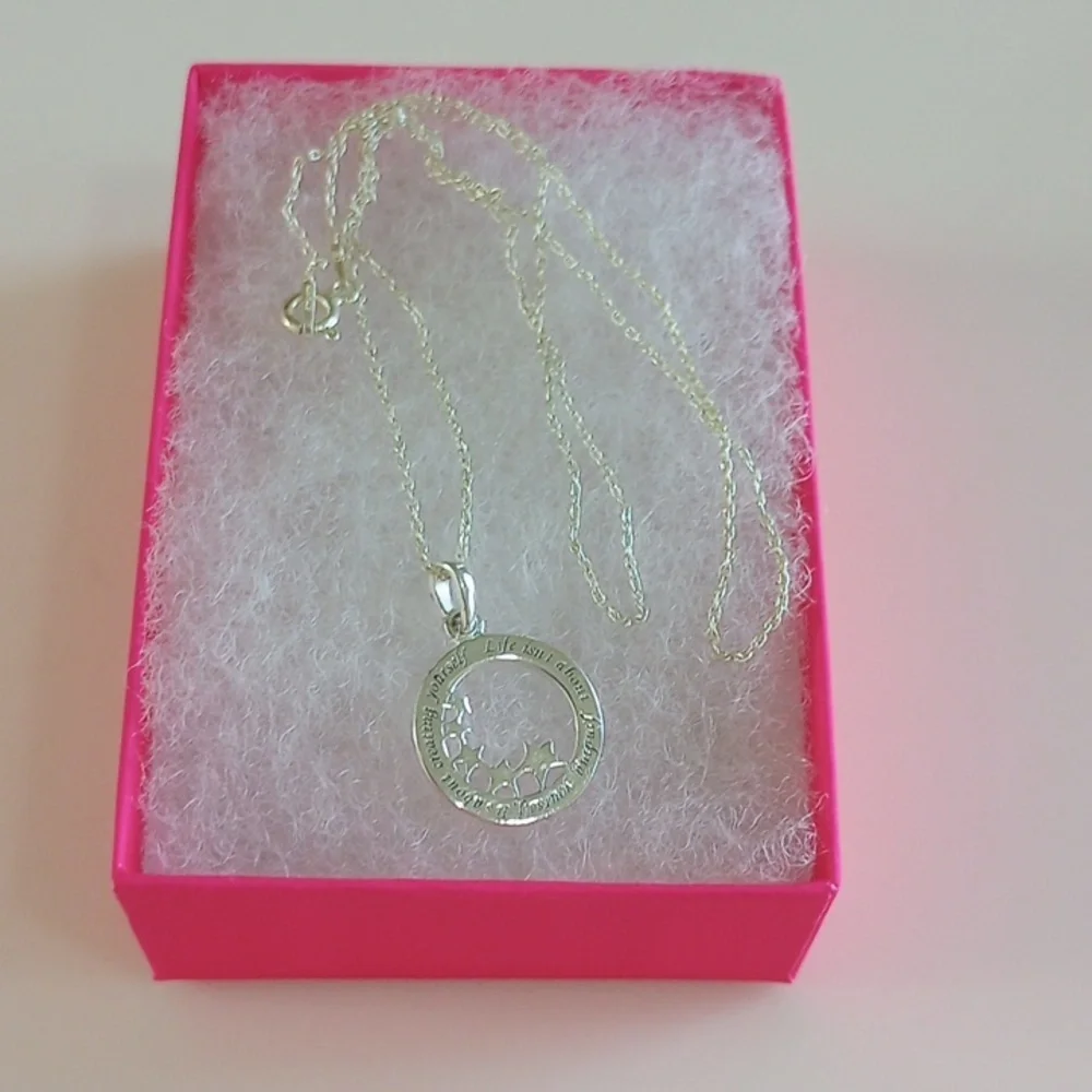 NEW 925 Sterling Silver Necklace and Zirconia Earrings - Picture 2 of 6